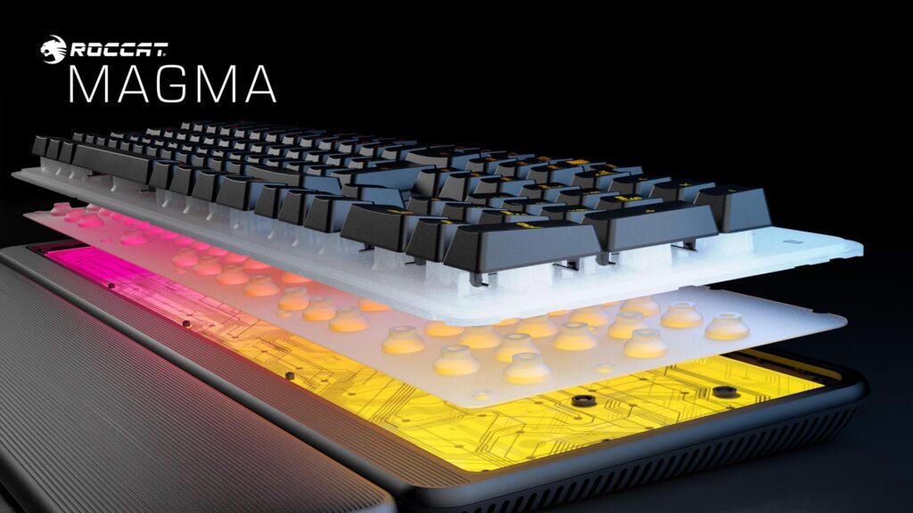 Magma RGBA Backlit LED Keyboard by ROCCAT