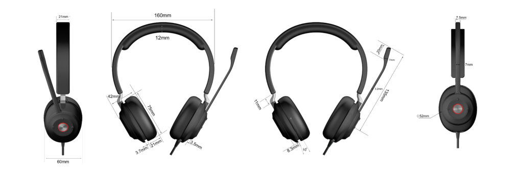 Essential USB Computer Headset by Cyber Acoustics