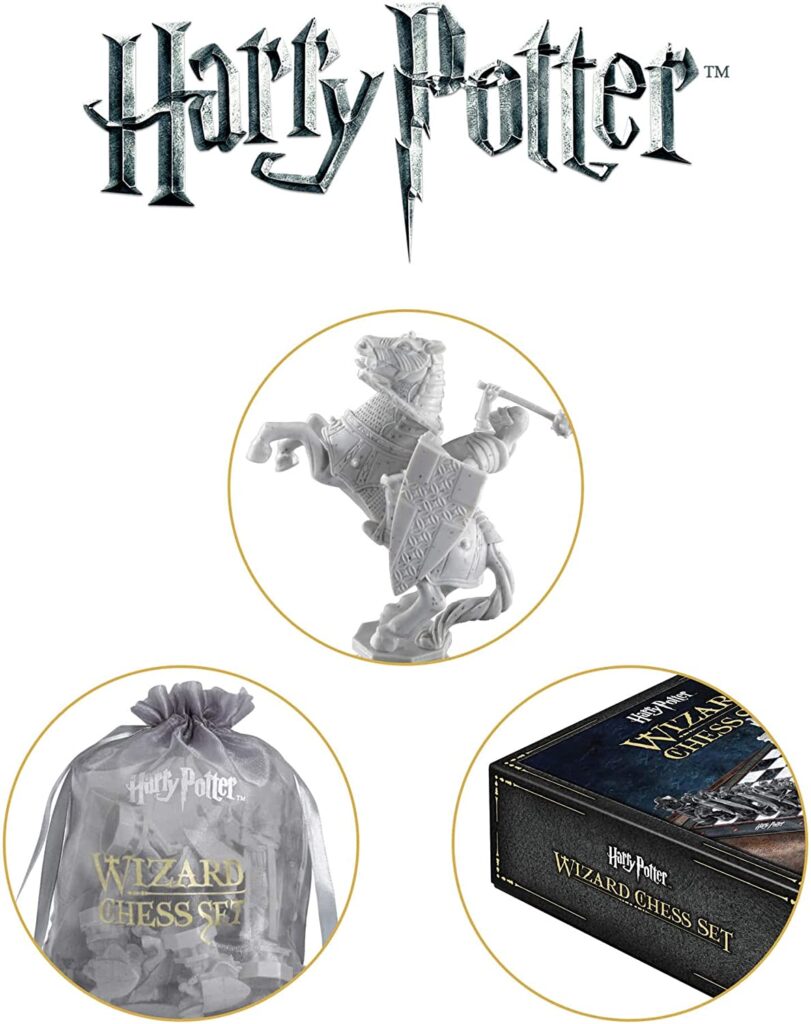 The Noble Collection Harry Potter Wizard Chess Set - 32 Detailed