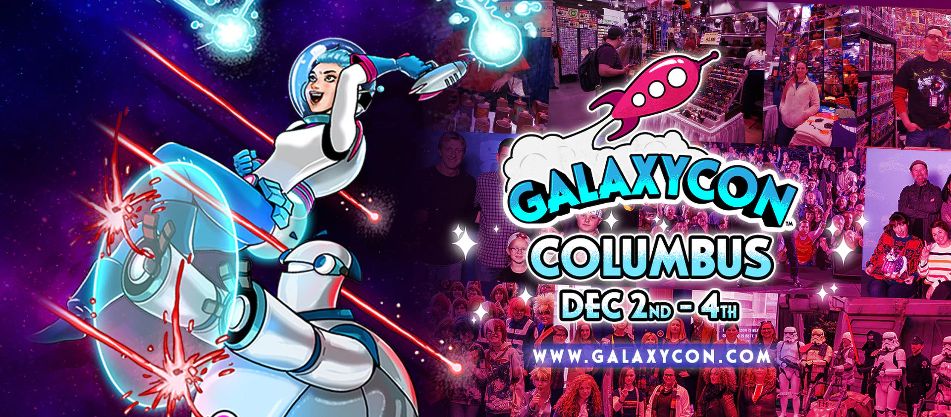 Blastoff to Columbus, Ohio for GalaxyCon 2022! SciFi 3D