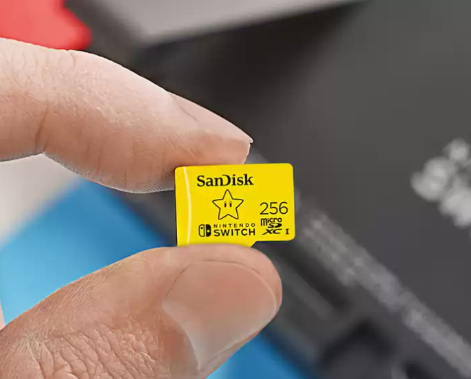 Licensed Nintendo SanDisk Memory Cards For Switch