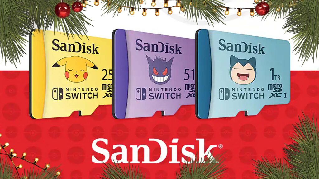 Official Pokémon Brand microSD Cards for Nintendo Switch by SanDisk