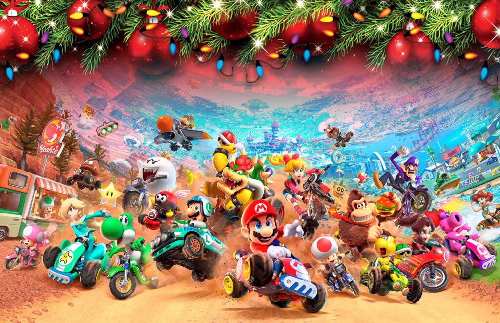 Race Seamlessly Across the Entire Mushroom Kingdom in Mario Kart World by Nintendo